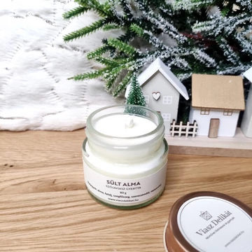 Sült alma illatgyertya