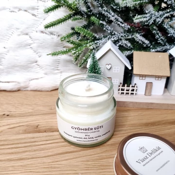 Gyömbér süti illatgyertya