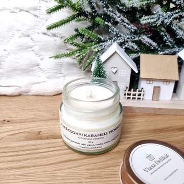 Karácsonyi karamell mousse illatgyertya