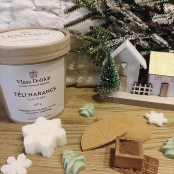 Téli narancs illatviasz - 100 g