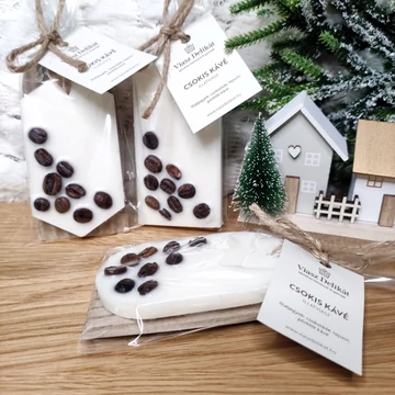 Csokis kávé üdvözlőkártya