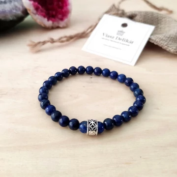 Lapis lazuli ásvány karkötő