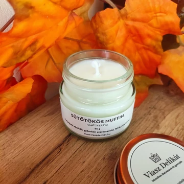 Sütőtökös muffin illatgyertya