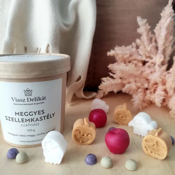 A kép csak illusztráció. A dekorációs elemek nem tartozékai az illatviasznak.