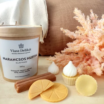 A kép csak illusztráció. A dekorációs elemek nem tartozékai az illatviasznak.