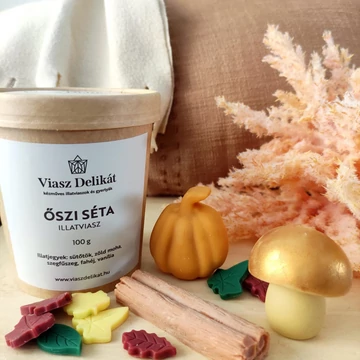 A kép csak illusztráció. A dekorációs elemek nem tartozékai az illatviasznak.