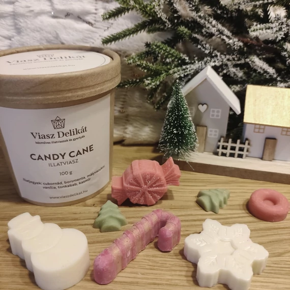 A kép csak illusztráció. A dekorációs elemek nem tartozékai az illatviasznak.