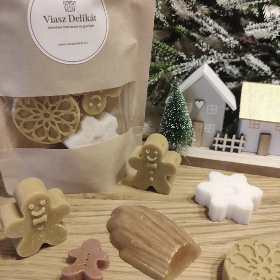 A kép csak illusztráció. A dekorációs elemek nem tartozékai az illatviasznak.